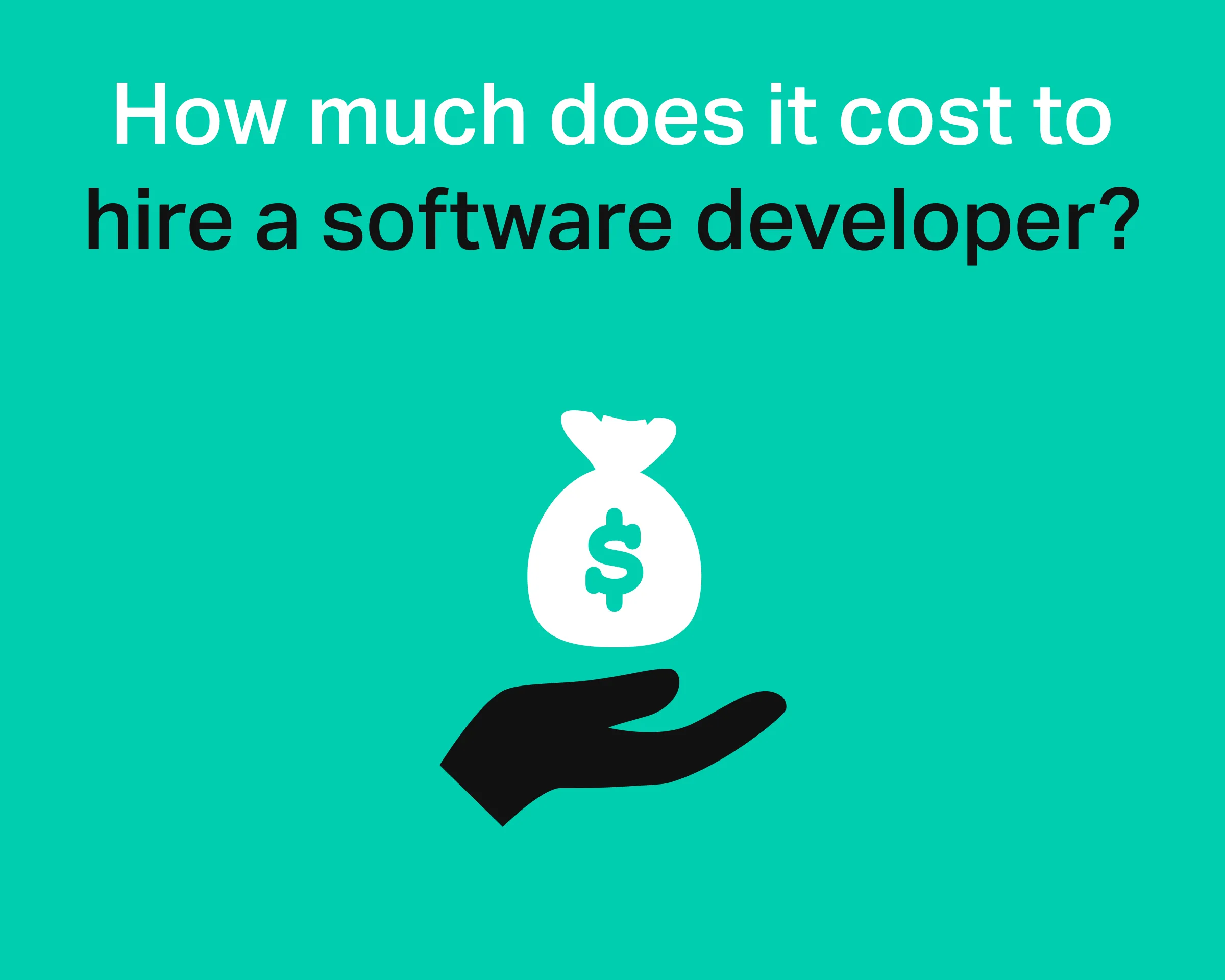How much does it cost to hire a software developer?