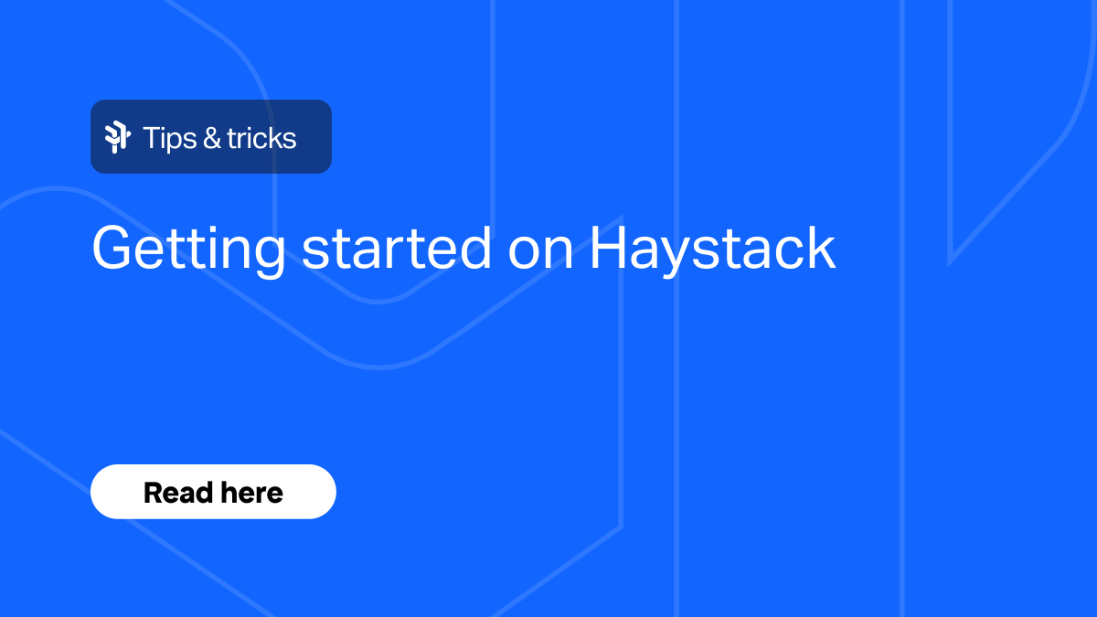 Getting started on Haystack