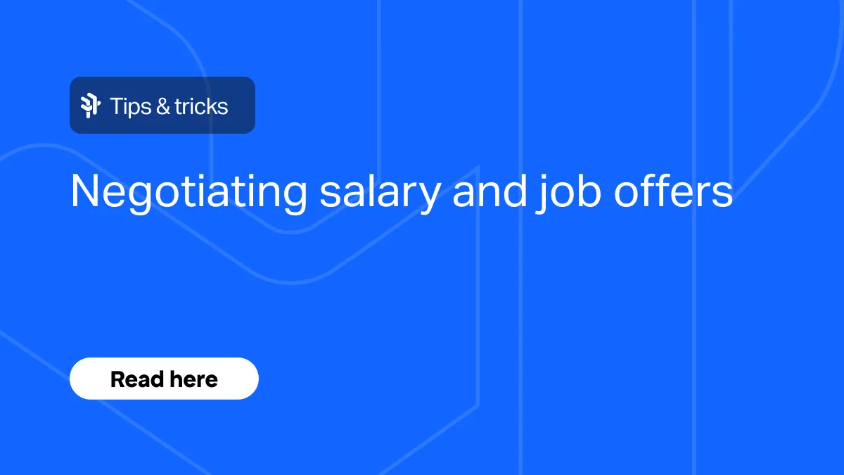 Negotiating salary and job offers